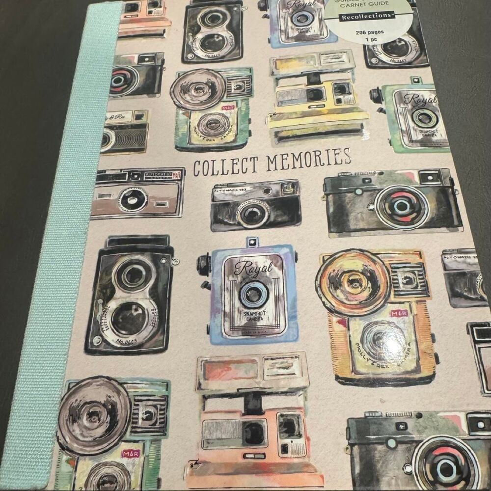Recollections Guided Journal with 204 Pages of Colorful Designs
